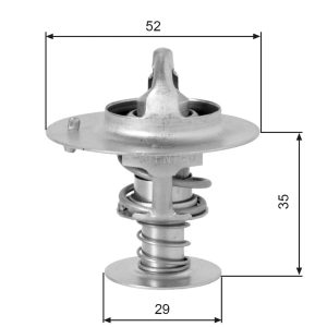 Termostat lichid racire HONDA CIVIC IV Hatchback (EC, ED, EE, EF) 1.4 L (EC9) benzina 90 cai GATES TH03382G1