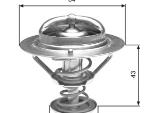 Termostat lichid racire HONDA CIVIC VIII Hatchback (FN, FK) 2.2 CTDi (FK3) diesel 140 cai GATES TH27078G1