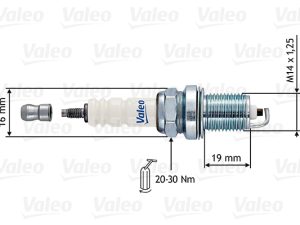 Bujie HONDA HR-V (GH_) 1.6 16V (GH1, GH3) benzina 105 cai VALEO 246884