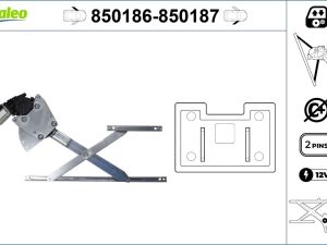 Mecanism actionare geam HONDA CIVIC VI Hatchback (EJ, EK) 1.4 i (EJ9) benzina 75 cai VALEO 850186