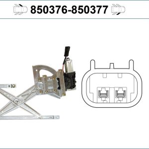 Mecanism actionare geam HONDA CIVIC VII Hatchback (EU, EP, EV) 1.4 i (EP1, EU7) benzina 75 cai VALEO 850376
