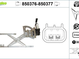 Mecanism actionare geam HONDA CIVIC VI Fastback (MA, MB) 1.4 i (MA8, MB2) benzina 75 cai VALEO 850376
