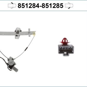 Mecanism actionare geam HONDA CIVIC VII Hatchback (EU, EP, EV) 1.4 iS (EP1, EU5, EU7) benzina 90 cai VALEO 851284