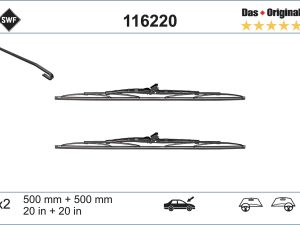 Lamela stergator HONDA NSX I Cabriolet (NA) 3.0 24V Vtec (NA1) benzina 274 cai SWF 116220