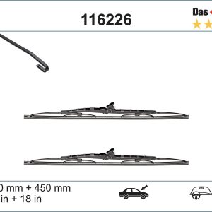 Lamela stergator HONDA CIVIC III limuzina (AM, AK, AU) 1.2 (AM) benzina 54 cai SWF 116226