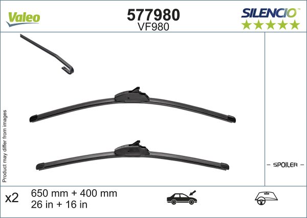 Lamela stergator HONDA HR-V (RV) 1.5 eHEV (RV5) benzina/elector 131 cai VALEO 577980
