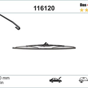 Lamela stergator HONDA CIVIC I limuzina (SF) 1300 S benzina 71 cai SWF 116120