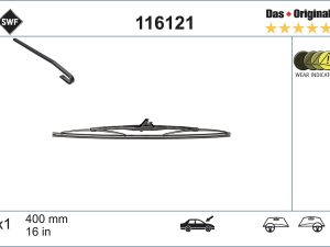 Lamela stergator HONDA CIVIC VII limuzina (ES, ET) 1.3 IMA (ED9, ES9) benzina/elector 83 cai SWF 116121