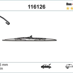 Lamela stergator HONDA CIVIC IV Shuttle (EE, EF) 1.4 i 16V (EE1) benzina 90 cai SWF 116126