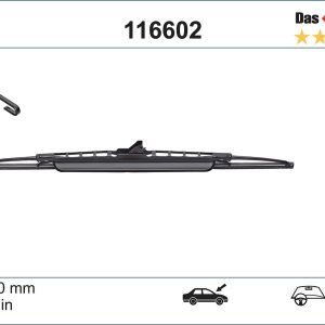 Lamela stergator HONDA CIVIC III limuzina (AM, AK, AU) 1.2 (AM) benzina 54 cai SWF 116602