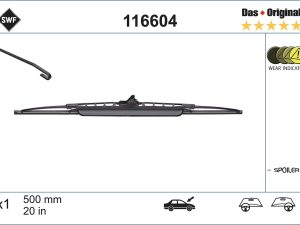 Lamela stergator HONDA HR-V (GH_) 1.6 16V (GH1, GH3) benzina 105 cai SWF 116604