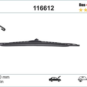 Lamela stergator HONDA CIVIC VII limuzina (ES, ET) 1.3 IMA (ED9, ES9) benzina/elector 83 cai SWF 116612