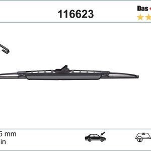 Lamela stergator HONDA CIVIC IV Hatchback (EC, ED, EE, EF) 1.3 (EC8) benzina 75 cai SWF 116623