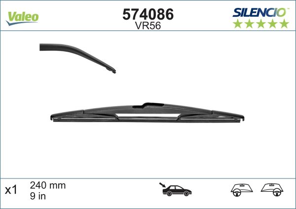 Lamela stergator HONDA HR-V (RU) 1.5 (RU1) benzina 130 cai VALEO 574086