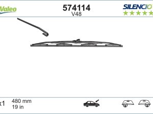 Lamela stergator HONDA CIVIC IV Shuttle (EE, EF) 1.4 i 16V (EE1) benzina 90 cai VALEO 574114