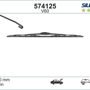 Lamela stergator HONDA CIVIC VII Hatchback (EU, EP, EV) 1.4 iS (EP1, EU5, EU7) benzina 90 cai VALEO 574125
