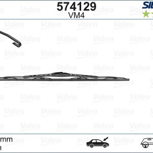 Lamela stergator HONDA CIVIC X hatchback (FC_, FK_) 1.0 VTEC (FK6) benzina 129 cai VALEO 574129