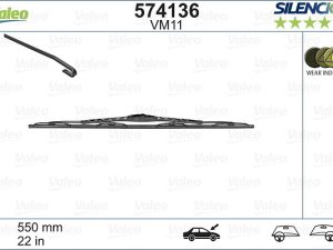 Lamela stergator HONDA CIVIC VIII limuzina (FD, FA) 1.3 IMA (FA3, FD3) benzina/elector 95 cai VALEO 574136