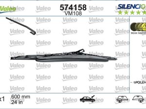 Lamela stergator HONDA CIVIC VII cupe (EM2) 1.7 i (EM2) benzina 120 cai VALEO 574158