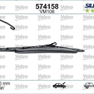 Lamela stergator HONDA CIVIC VII limuzina (ES, ET) 1.3 IMA (ED9, ES9) benzina/elector 83 cai VALEO 574158
