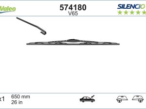 Lamela stergator HONDA CIVIC IX (FK) 1.4 i-VTEC (FK1) benzina 99 cai VALEO 574180