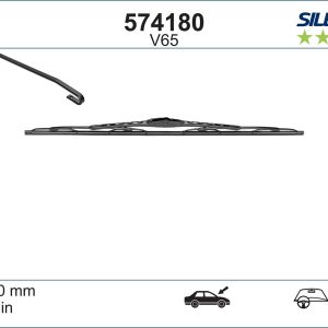 Lamela stergator HONDA CIVIC X limuzina (FC_) 1.0 iVTEC (FC9) benzina 126 cai VALEO 574180