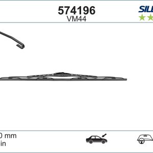 Lamela stergator HONDA CIVIC X hatchback (FC_, FK_) 1.0 VTEC (FK6) benzina 129 cai VALEO 574196