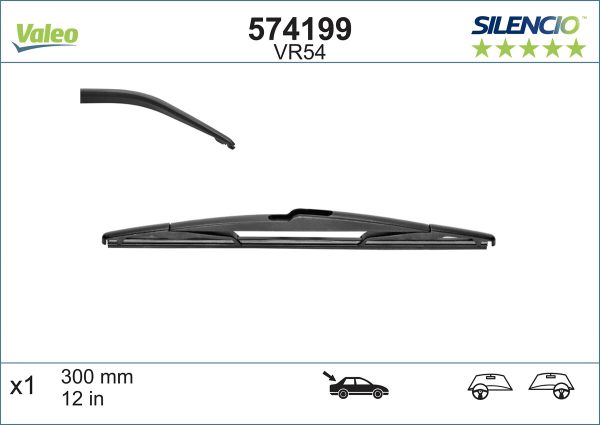Lamela stergator HONDA CIVIC IX Tourer (FK) 1.6 i-DTEC (FK3) diesel 120 cai VALEO 574199