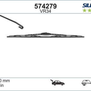 Lamela stergator HONDA CIVIC IX Tourer (FK) 1.6 i-DTEC (FK3) diesel 120 cai VALEO 574279