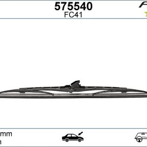 Lamela stergator HONDA CIVIC III limuzina (AM, AK, AU) 1.2 (AM) benzina 54 cai VALEO 575540
