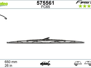 Lamela stergator HONDA HR-V (RU) 1.5 (RU1) benzina 130 cai VALEO 575561