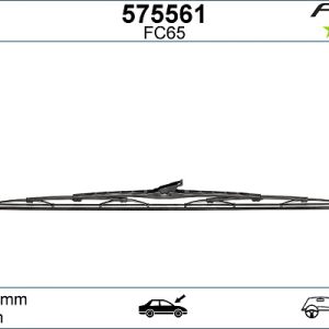 Lamela stergator HONDA CIVIC X hatchback (FC_, FK_) 1.0 VTEC (FK6) benzina 129 cai VALEO 575561