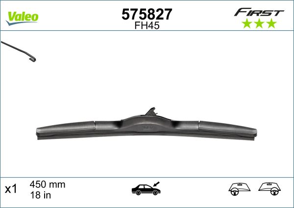 Lamela stergator HONDA CIVIC IX Tourer (FK) 1.6 i-DTEC (FK3) diesel 120 cai VALEO 575827