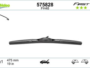 Lamela stergator HONDA CIVIC IX (FK) 1.4 i-VTEC (FK1) benzina 99 cai VALEO 575828