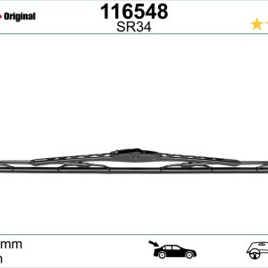 Lamela stergator HONDA CIVIC IX (FK) 1.4 i-VTEC (FK1) benzina 99 cai SWF 116548