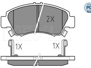 Placute frana HONDA CIVIC V Hatchback (EG) 1.3 16V (EG3) benzina 75 cai MEYLE 025 216 9715/PD
