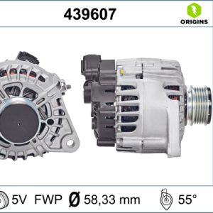 Alternator HYUNDAI MATRIX (FC) 1.5 CRDi diesel 102 cai VALEO 439607