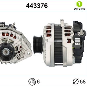 Alternator HYUNDAI ELANTRA V limuzina (MD, UD) 1.6 benzina 132 cai VALEO 443376