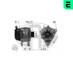 Alternator HYUNDAI SANTA FE I (SM) 2.7 4x4 benzina 175 cai ERA 210647A