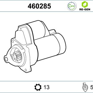 Electromotor VALEO 460285 – HYUNDAI | AutoRival