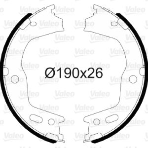 Set saboti frana frana de mana VALEO 564166 – HYUNDAI | AutoRival