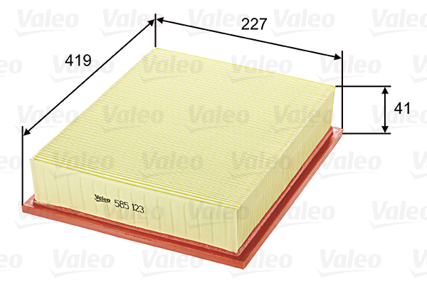 Filtru aer VALEO 585123 – HYUNDAI | AutoRival