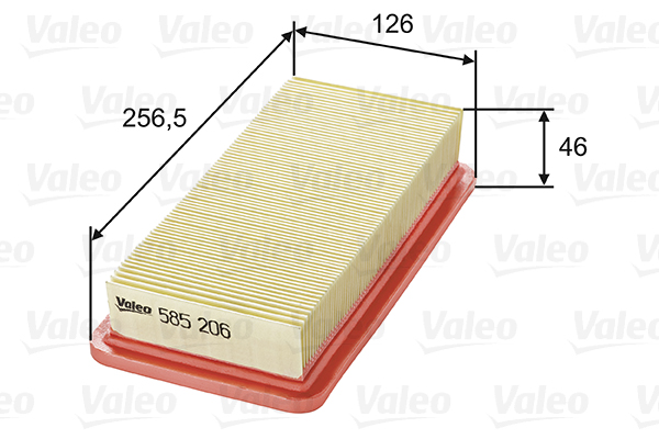 Filtru aer VALEO 585206 – HYUNDAI | AutoRival