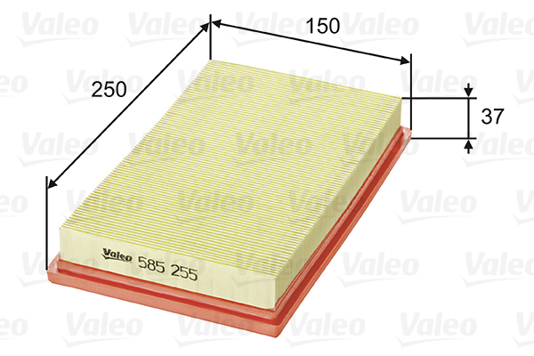 Filtru aer VALEO 585255 – HYUNDAI | AutoRival