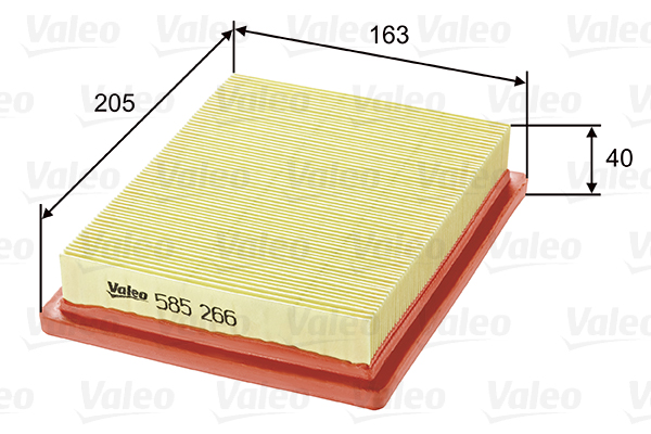 Filtru aer VALEO 585266 – HYUNDAI | AutoRival