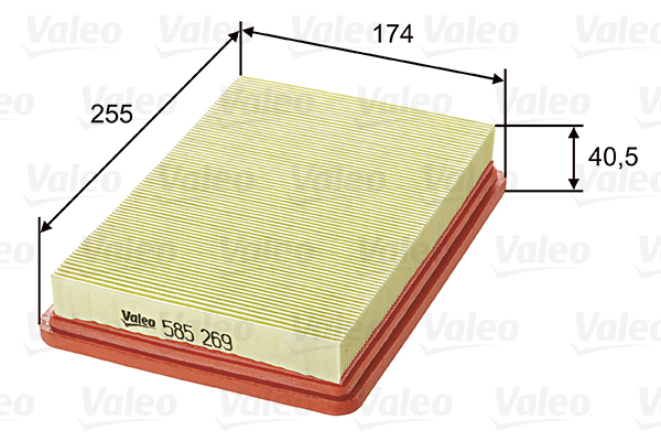 Filtru aer VALEO 585269 – HYUNDAI | AutoRival
