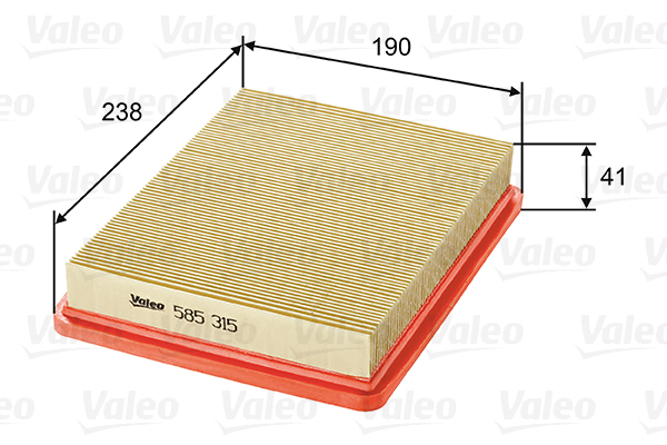 Filtru aer VALEO 585315 – HYUNDAI | AutoRival