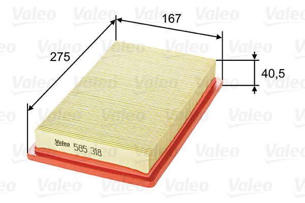 Filtru aer VALEO 585318 – HYUNDAI | AutoRival