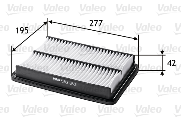 Filtru aer VALEO 585388 – HYUNDAI | AutoRival