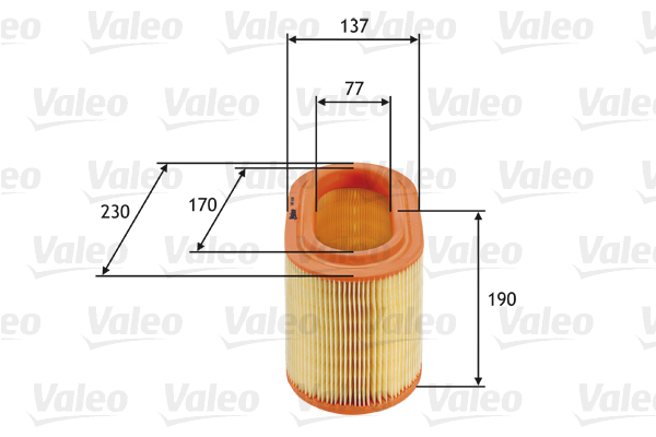 Filtru aer VALEO 585690 – HYUNDAI | AutoRival